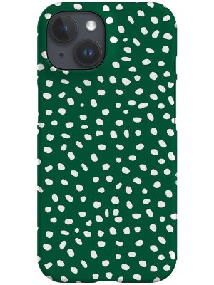 Polka Dots Mini Memphis Phone Case (Green)
