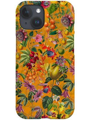Vintage Passiflora and Fruit By Uta Naumann Phone Case (Orange)