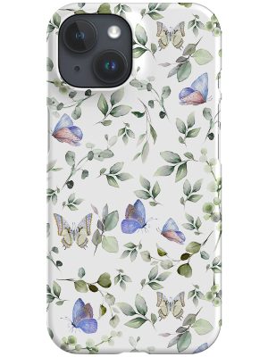 Soft Pastel Butterflies By Uta Naumann Phone Case (White)