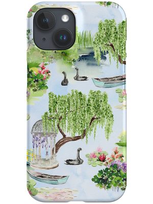 Watercolour Horse Riding By Uta Naumann Phone Case (Green)
