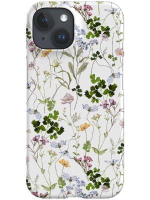 Soft Pastel Wildflowers By Uta Naumann Phone Case (White)