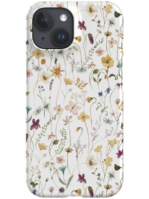 Autumnal Wildflower Garden By Uta Naumann Phone Case (Beige)