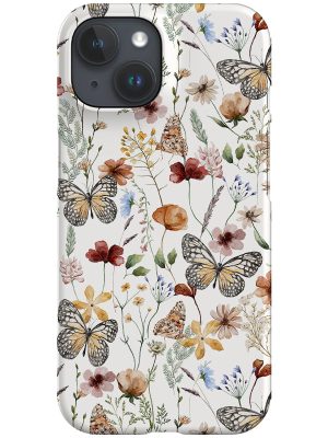Orange Garden Butterflies By Uta Naumann Phone Case (White)