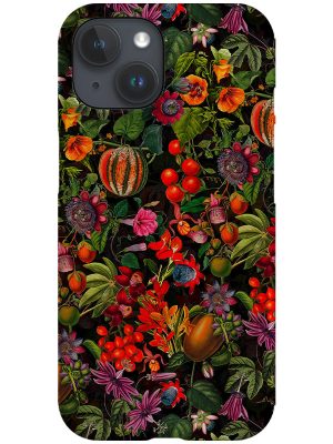 Vintage Exotic Hibiscus Flowers By Uta Naumann Phone Case (Black)