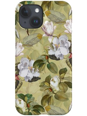 Vintage Green Magnolia By Uta Naumann Phone Case (Green)