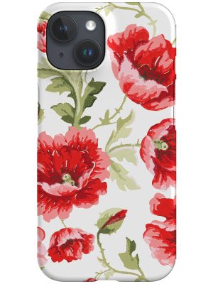 Romantic Red Poppies By Uta Naumann Phone Case (Red)