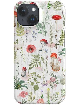 Midsummer Mushrooms By Uta Naumann Phone Case (White)