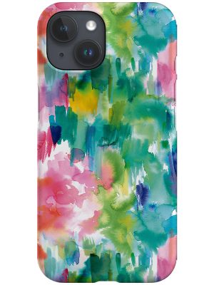 Abstract Gradient Artistic Texture By Ninola Design Phone Case (Multicolour)