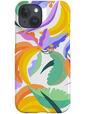Banana Leaves by Rachel Parker Phone Case (White)