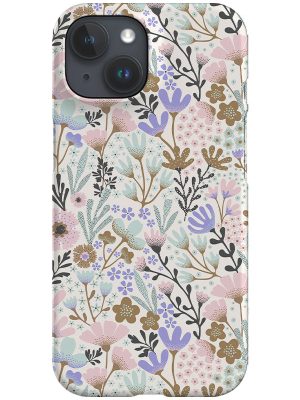 Candy Flowers by Garabateo Phone Case (Cream)
