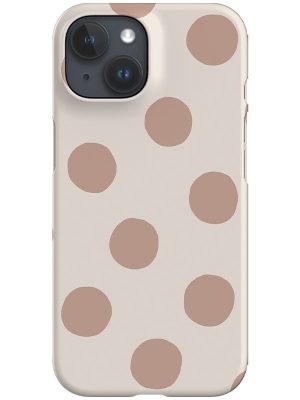 Clay Dots Phone Case (Pale Terracotta)