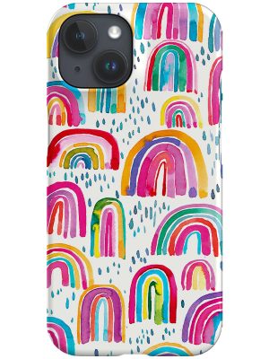 Watercolour Rainbows By Ninola Design Phone Case (Colourful)