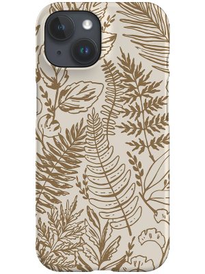 Ferns By Maria Galybina Phone Case (Beige)