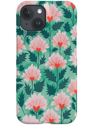 Hoya Hearts by Rachel Parker Phone Case (Green)