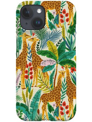 Giraffes By Maria Galybina Phone Case (Green)