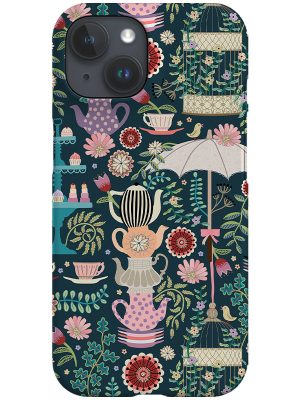 Garden Party by Misentangledvision Phone Case (Green)