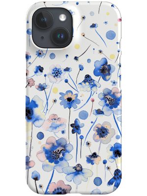 Ink Flowers By Ninola Design Phone Case (White)