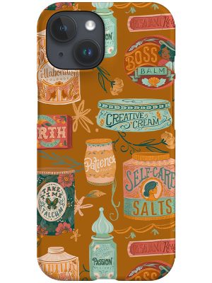 Inner Beauty Tins by Becca Story Smith Phone Case (Orange)