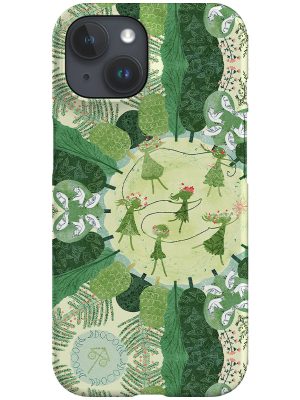 Midsummer Festival by Michele Norris Phone Case (Green)