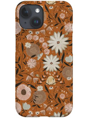 Night and Day Garden by Michele Norris Phone Case (Orange)