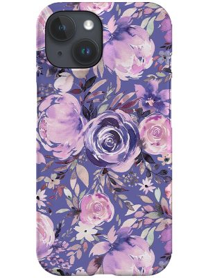 Pastel Peony By Ninola Design Phone Case (Very Peri)