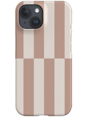 Shifted Stripes Phone Case (Pale Terracotta)