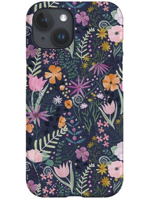 Spring Bloom Garden by Michele Norris Phone Case (Purple)