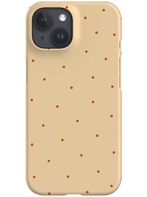 Still Dots Phone Case (Beige Burnt Orange)