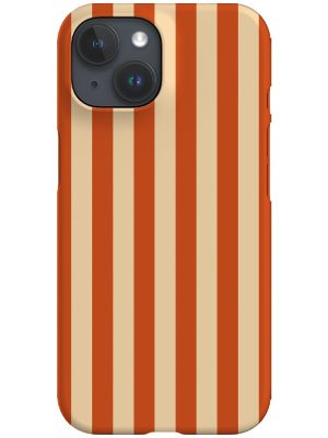 Still Line Stripe Phone Case (Burnt Orange)