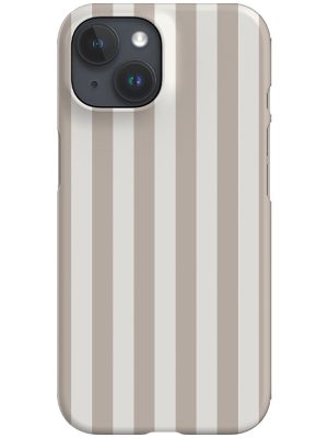 Still Line Stripe Phone Case (Ivory Putty Grey)