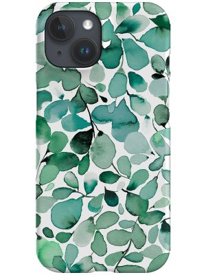 Eucalyptus Green Leaves By Ninola Design Phone Case (Green)