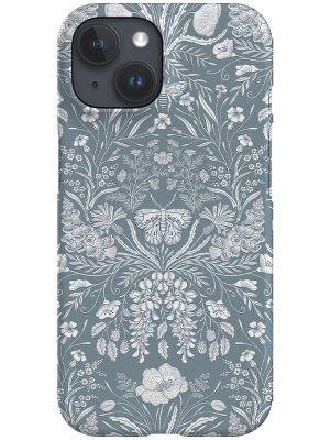 Wildflower Botanical by Denes Anna Design Phone Case (Grey)