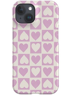 Heart Check By Rebecca Elfast Phone Case (Lilac)