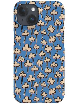 In The Clover Field by Kayla Ann Phone Case (Blue)