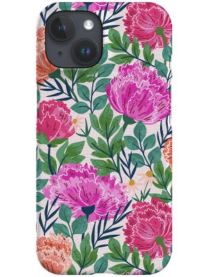 Peonies By Maria Galybina Phone Case (Colourful)