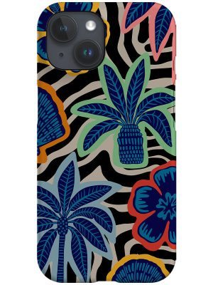 Collage Palm Scatter Phone Case (Multicolour)