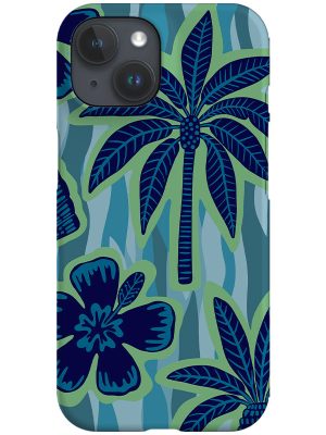 Collage Seaweed Phone Case (Blue)