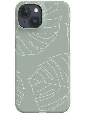 Monstera Phone Case (Mint)