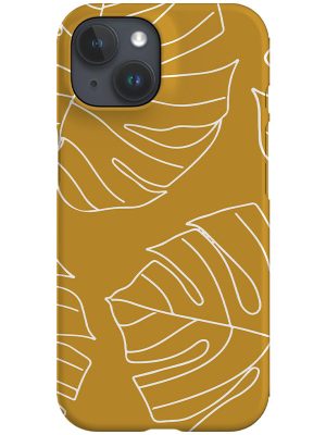 Monstera Phone Case (Yellow)