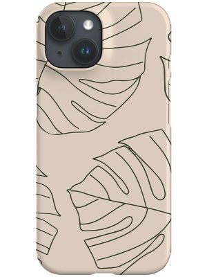 Monstera Phone Case (Cream)