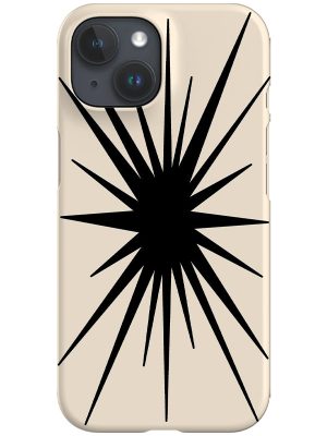 Bohemian Abstract Star Phone Case (Cream)