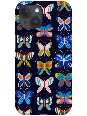 Butterfly Stripe Phone Case (Green Black)