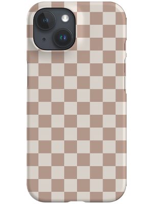Checkered Phone Case (Terracotta Birch)