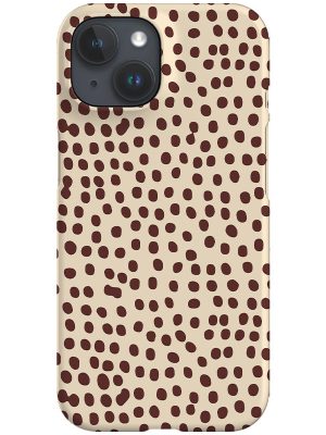 Dots Colour Trend Phone Case (Beige Brown)
