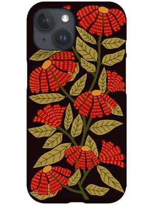 Florals Phone Case (Black)