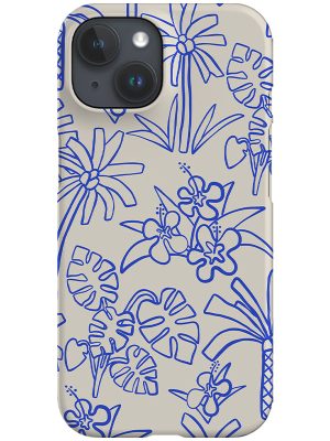 Jungle Phone Case (Electric Blue)