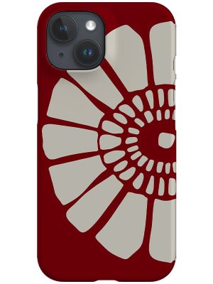 Large Flower Placement Phone Case (Red)