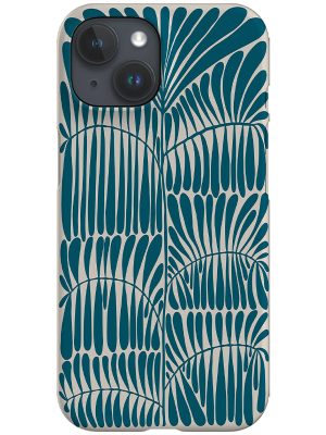Leaves Placement Phone Case (Teal)