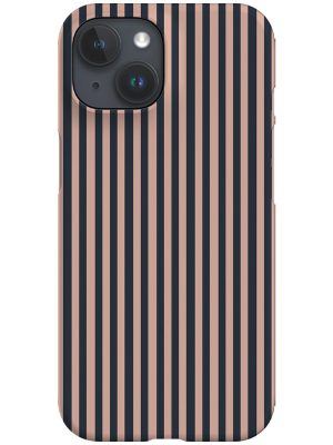 Line Study Stripes Phone Case (Rose Beige Ink)