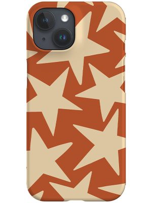 Minimalist Stars Phone Case (Burnt Orange)